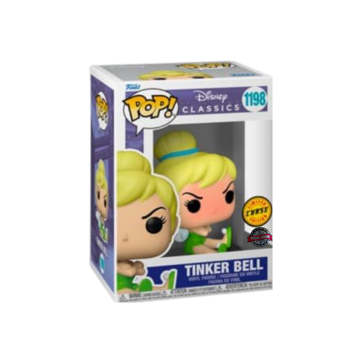 Funko - Disney Pop! Vinyl - Peter Pan - Tinker Bell (Chase) #1198