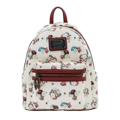 Bags - Loungefly - Marvel - Floral Spider-Man Mini Backpack