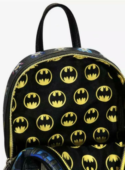 Bags - Loungefly - DC Comics - Batman Gotham City Mini Backpack