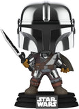 Funko - Star Wars Pop! Vinyl - The Mandalorian with Darksaber (GITD) #491