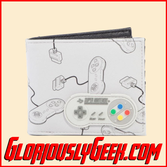 Apparel - Wallet - Nintendo - SNES Controller Bi-Fold
