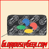 Apparel - Wallet - Nintendo - SNES AOP Zip Around
