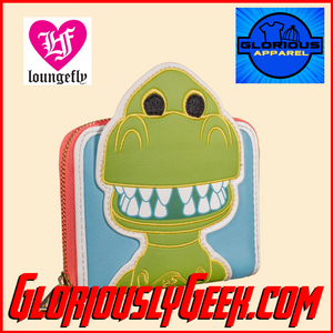 Apparel - Wallet - Loungefly - Disney - Toy Story - Rex Zip Around