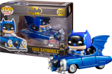 Funko - Pop! Rides Vinyl - DC Comics - Batman with 1950 Batmobile (Metallic) #277