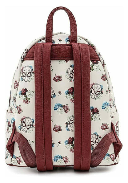 Bags - Loungefly - Marvel - Floral Spider-Man Mini Backpack