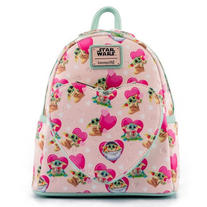 Bags - Loungefly - Star Wars - Grogu Valentines Mini Backpack
