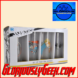 Home - DC Comics - Justice League Mini Glass Set
