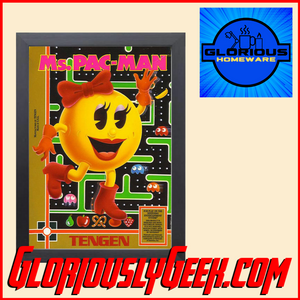 Home - Nintendo - A4 Framed Ms. Pac-Man Poster