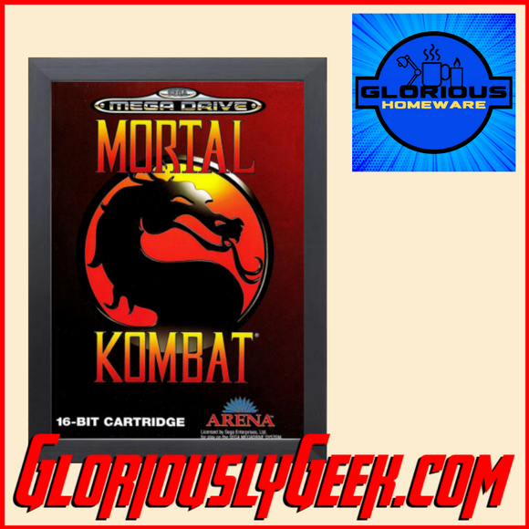 Home - Sega Mega Drive - A4 Framed Mortal Kombat Poster