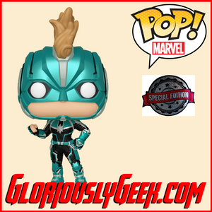 Funko - Marvel Pop! Vinyl -  Captain Marvel - Vers Masked #434