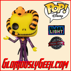 Funko - Disney Pop! Vinyl - The Nightmare Before Christmas - Jack Skellington with Snake (Blacklight) #717
