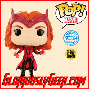 Funko - Marvel Pop! Vinyl - Doctor Strange in the Multiverse of Madness - Scarlet Witch (GITD) #1007