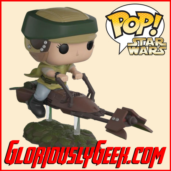 Funko - Star Wars Pop! Vinyl - Princess Leia on Speeder Biker #228