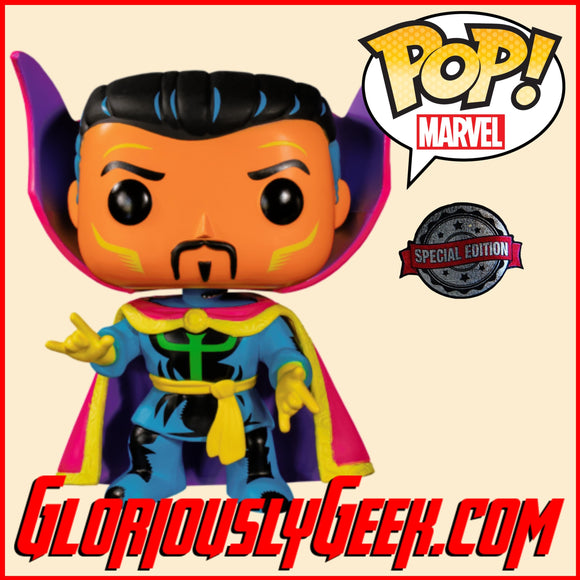 Funko - Marvel Pop! Vinyl - Doctor Strange (Blacklight) #651