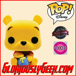 Funko - Disney Pop! Vinyl - Winnie the Pooh - Pooh with Honey (Flocked) #252