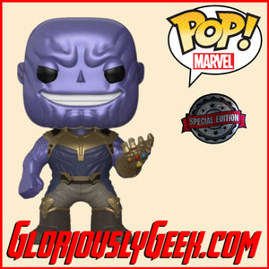 Funko - Marvel Pop! Vinyl - Avengers Infinity War - Thanos (Metallic) #289