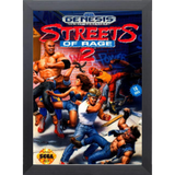Home - Sega Genesis - A4 Framed Streets of Rage 2 Poster