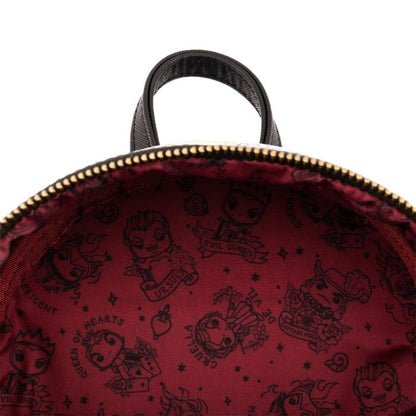 Bags - Loungefly - Disney - Villains Tattoo Mini Backpack