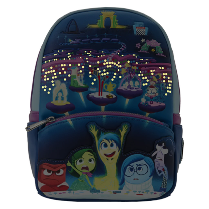Bags - Loungefly - Disney - Inside Out - Control Panel GITD Mini Backpack